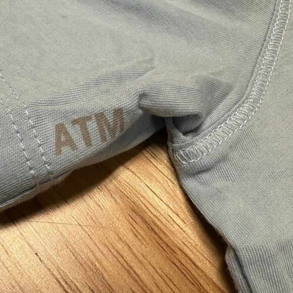 ATM Anthony Thomas Melillo NWT Classic Jersey Polo Blue Size XL Short Sleeve - Picture 10 of 12